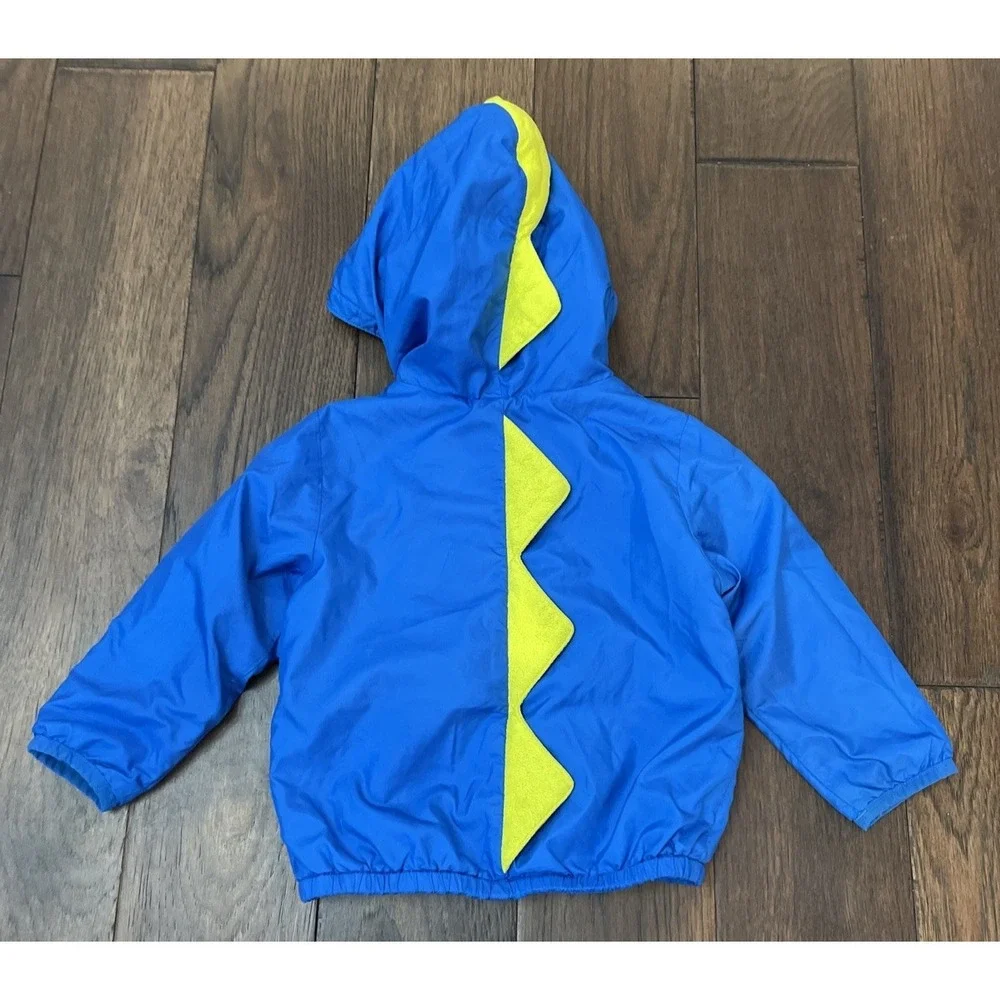 Columbia Toddler Kitterwibbit Jacket Size 18-24 Months‎ Blue Yellow Hooded Coat